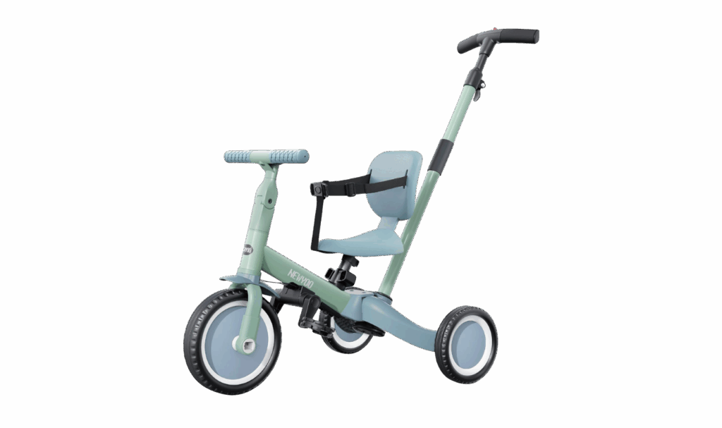 Newyoo toddler tricycle in light blue