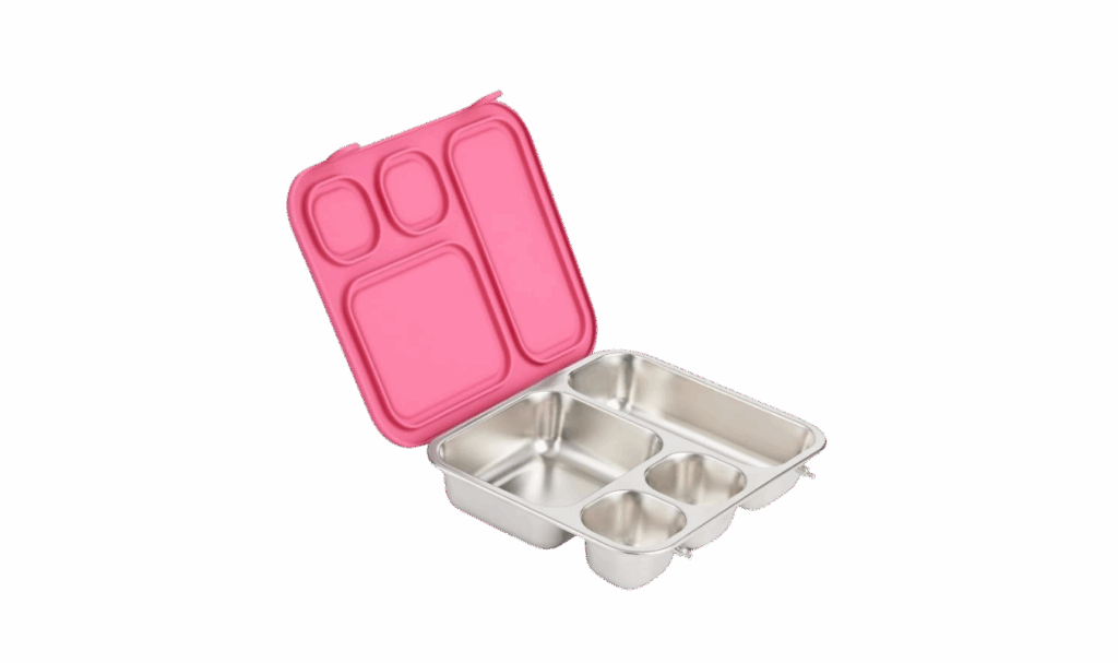 Elk and friends stainless steel bento box