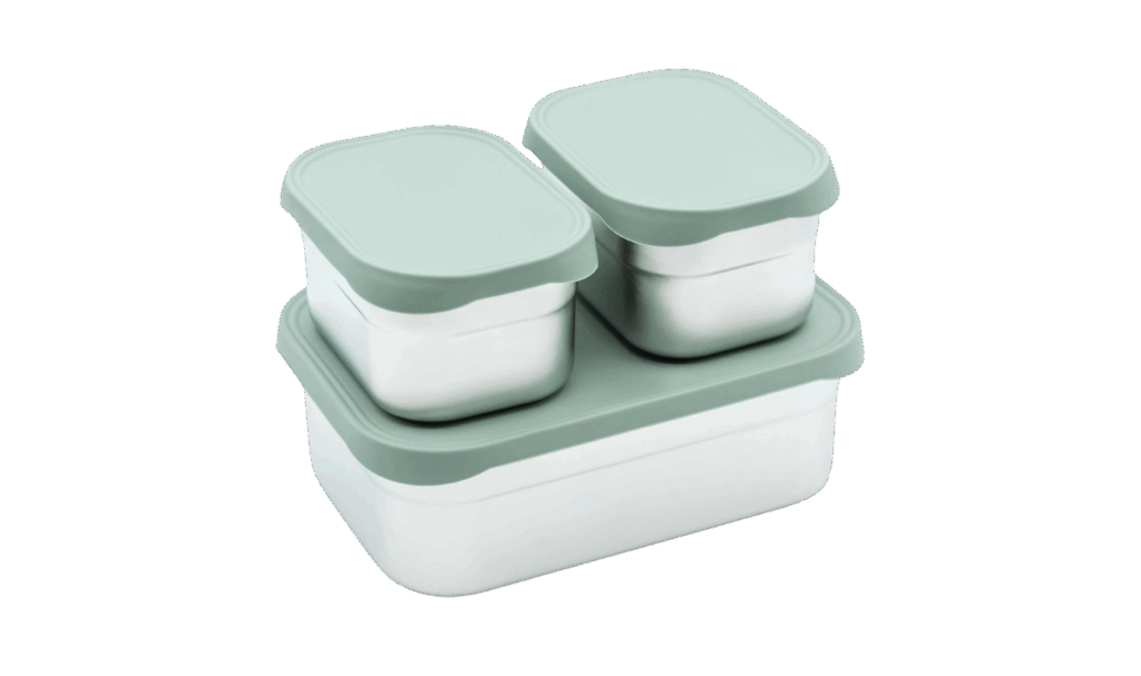 WeeSprout stainless steel lunch box containers