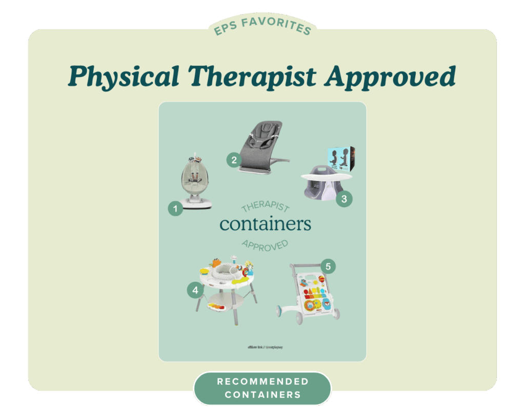 Physical therapist approved containers graphic