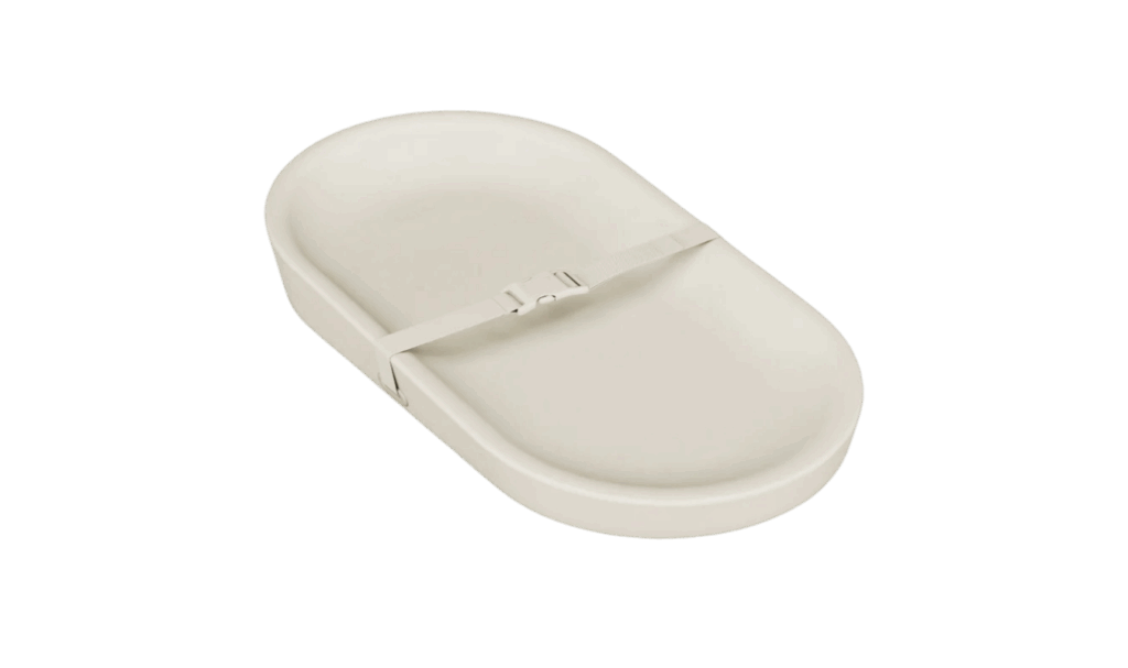 Lalo baby changing pad in oatmeal color