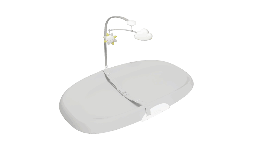 skip hop changing pad in gray 