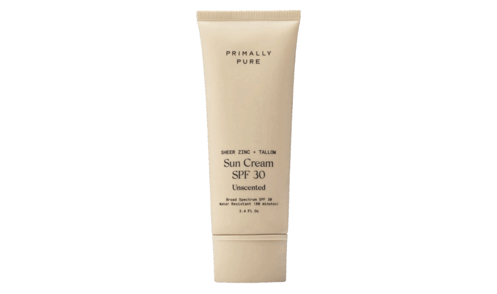 Primally Pure Sun Cream, tallow sunscreen
