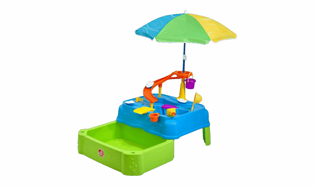 Step2 Two Tier Water Table with umbrella