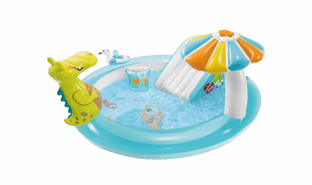 Intex Kiddie Pool with built in slide