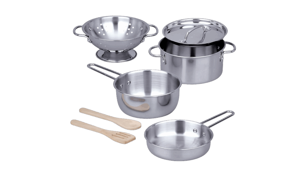 Melissa and Doug pots and pans 