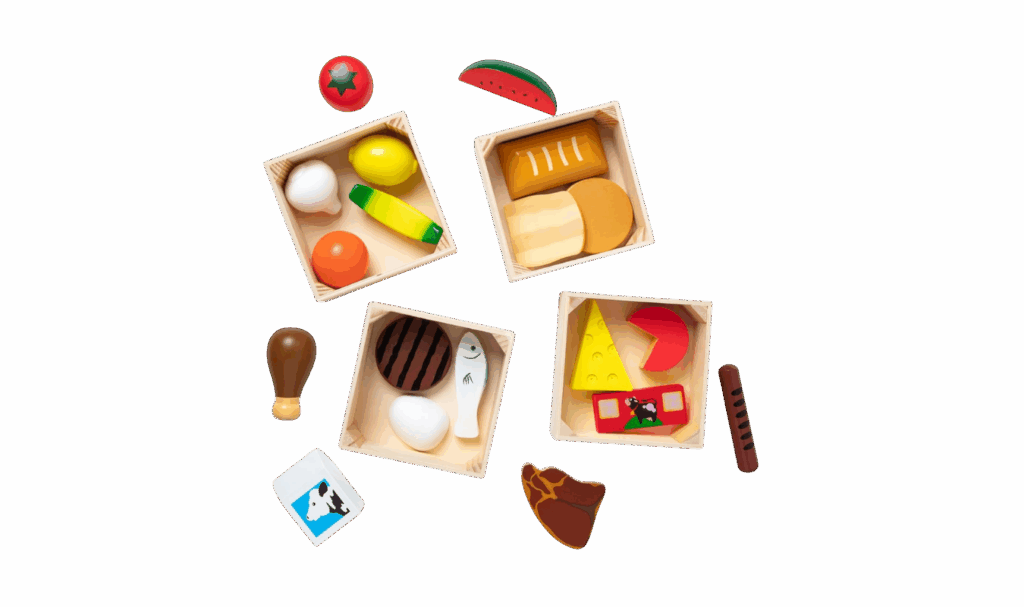 Melissa and Doug wooden play food