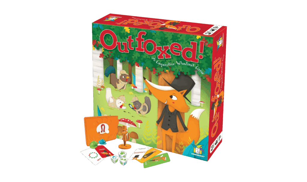 Outfoxed cooperative board game 