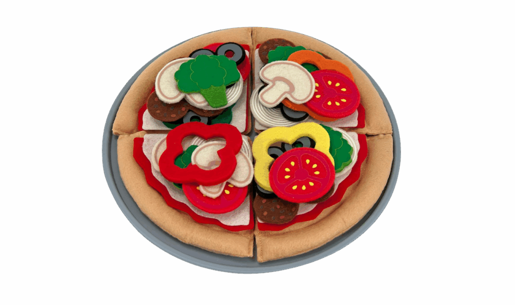 Melissa and Doug felt pizza set 