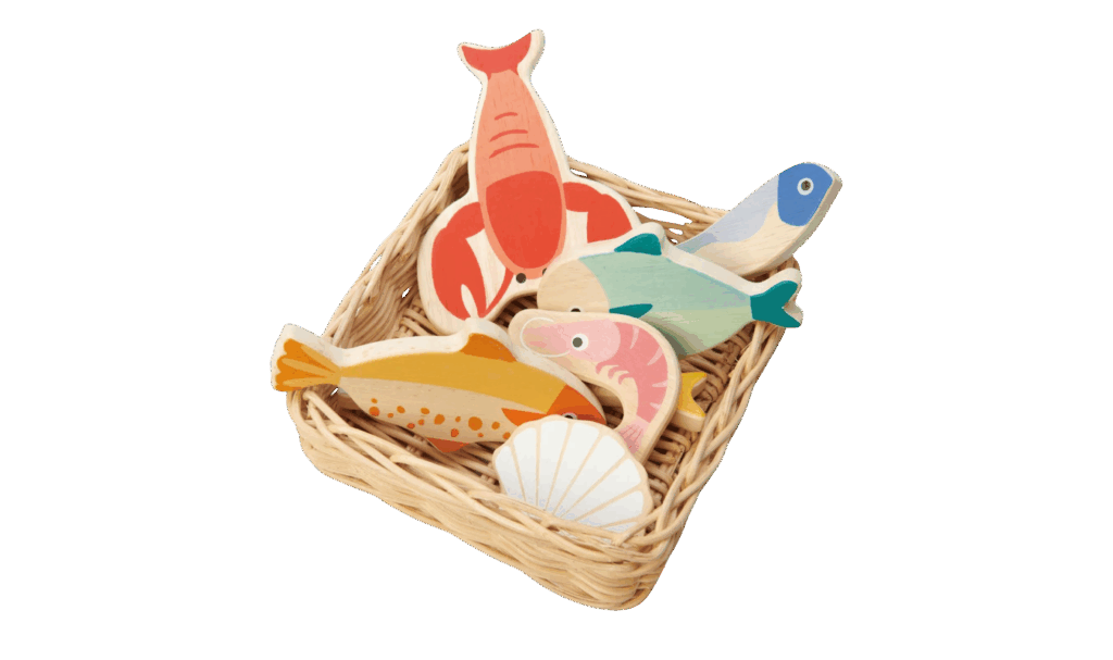 Tender Leaf Toys wooden seafood 
