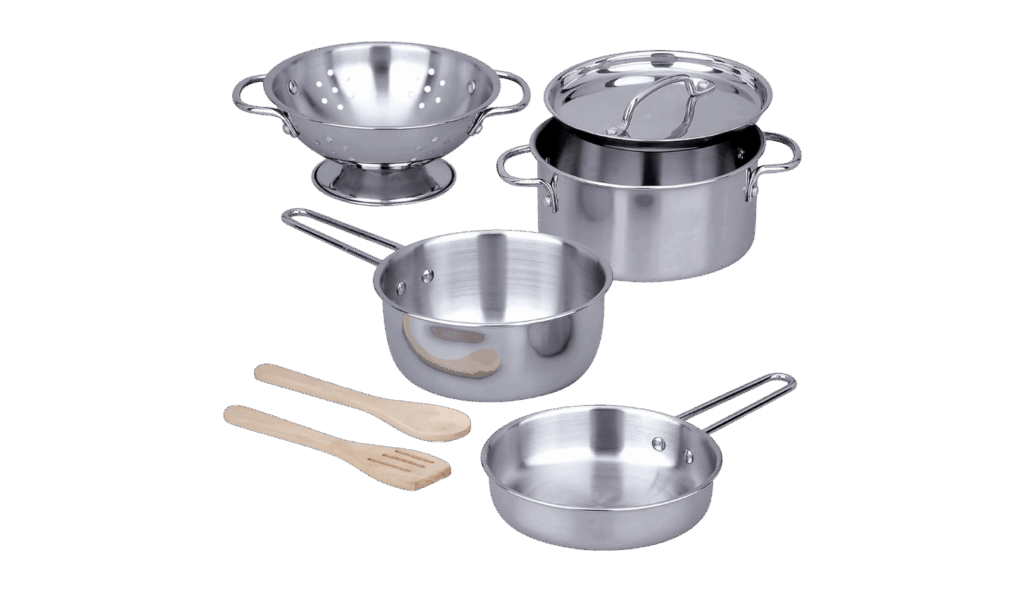 Melissa and Doug pretend play Pots and Pans