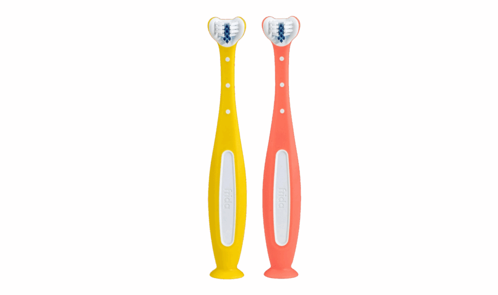 FridaBaby 3-sided toddler toothbrushes