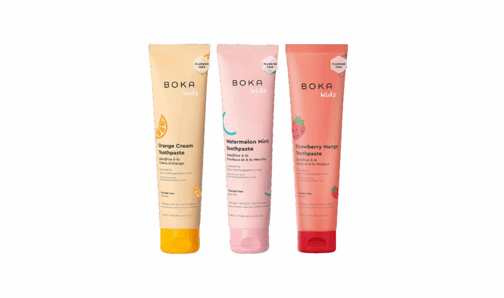 Boka kids toothpaste variety pack 