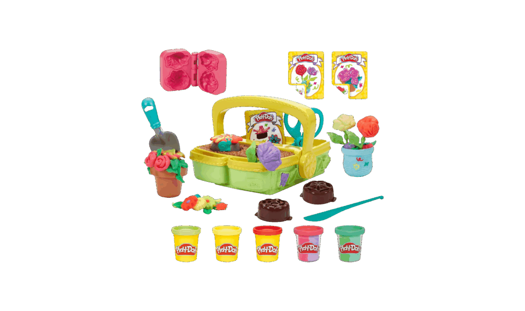Play-Doh Blooming Flower Garden set