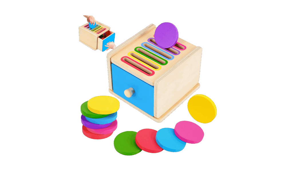 Montessori coin drop box
