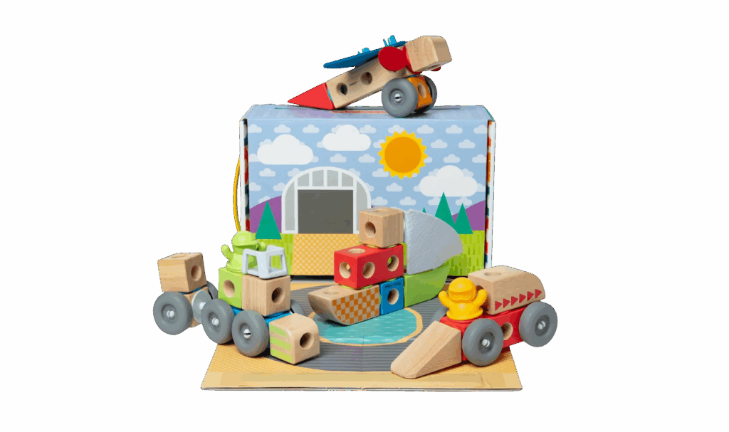 Melissa and Doug Blockables vehicle set