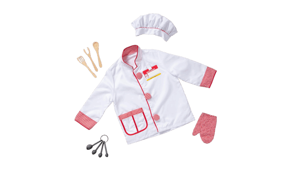 Melissa and Doug Chef Costume with accessories