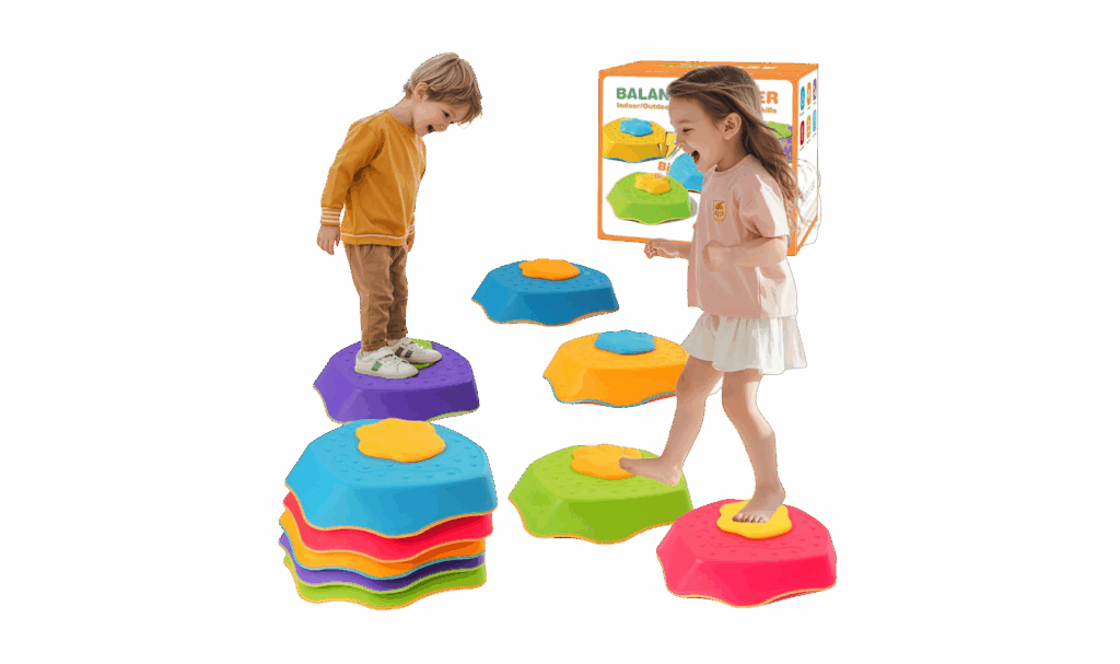 colorful children's stepping stones 