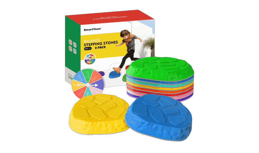 textured children's stepping stones 