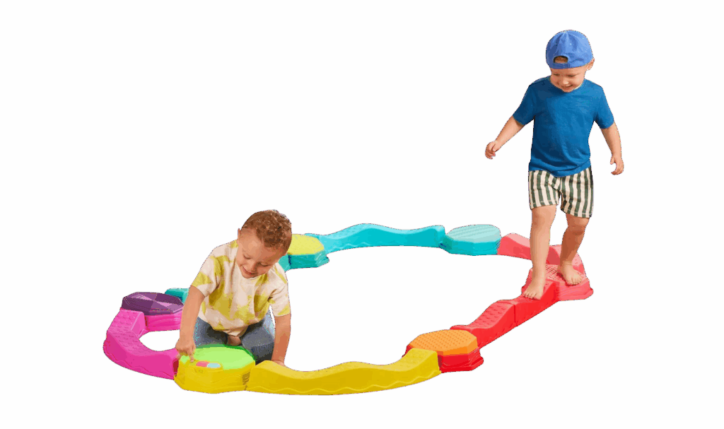 B. Toys Stepping Stones and Wavy Balance Beam