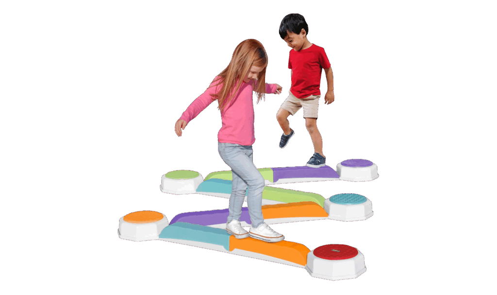Acorn Avenue Balance Beam & Stepping Stones