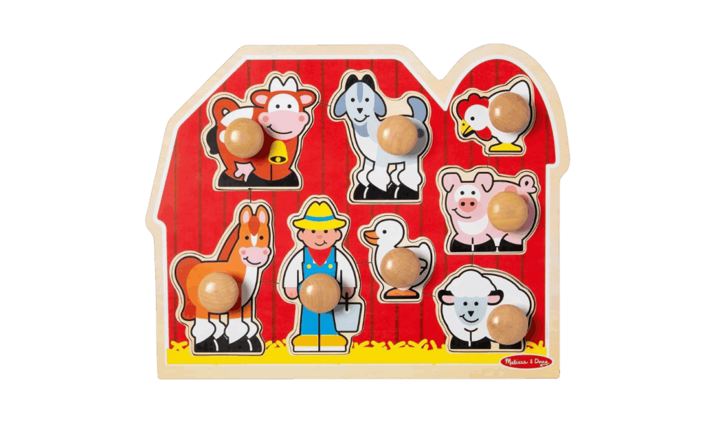 Farm Animals Jumbo Knob Puzzle