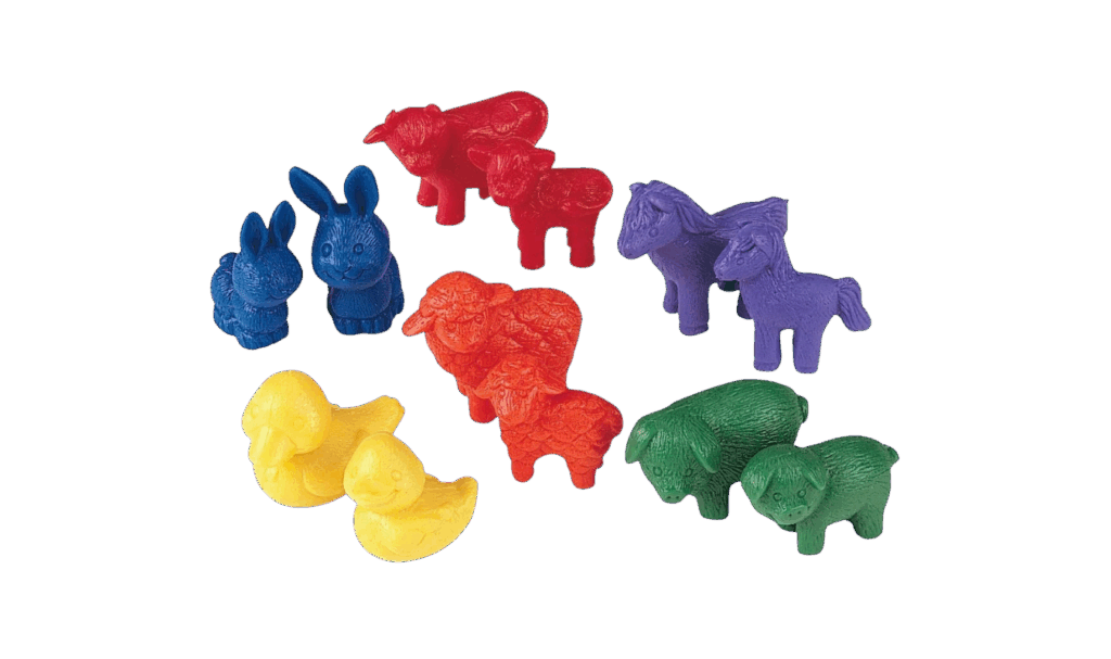 Farm Animal manipulatives for counting 