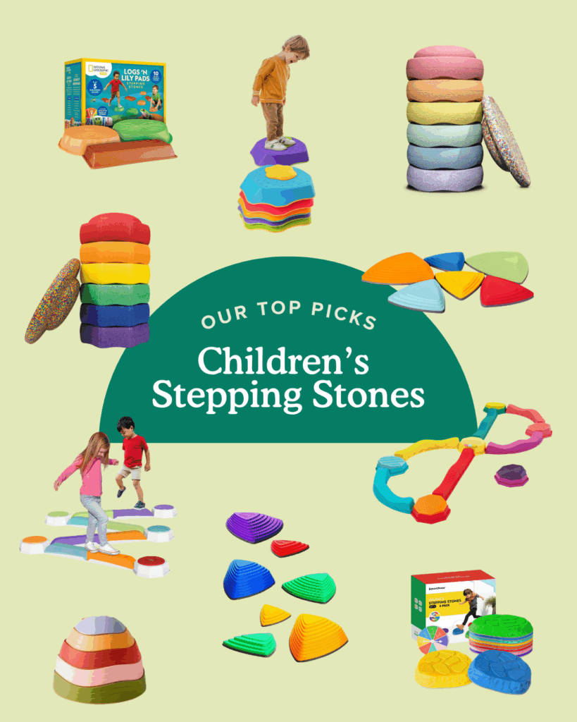 round up graphic of children's stepping stones 