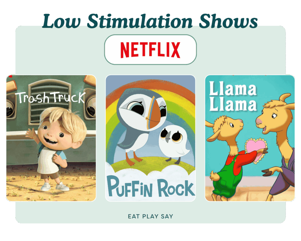Low stimulation shows on Netflix