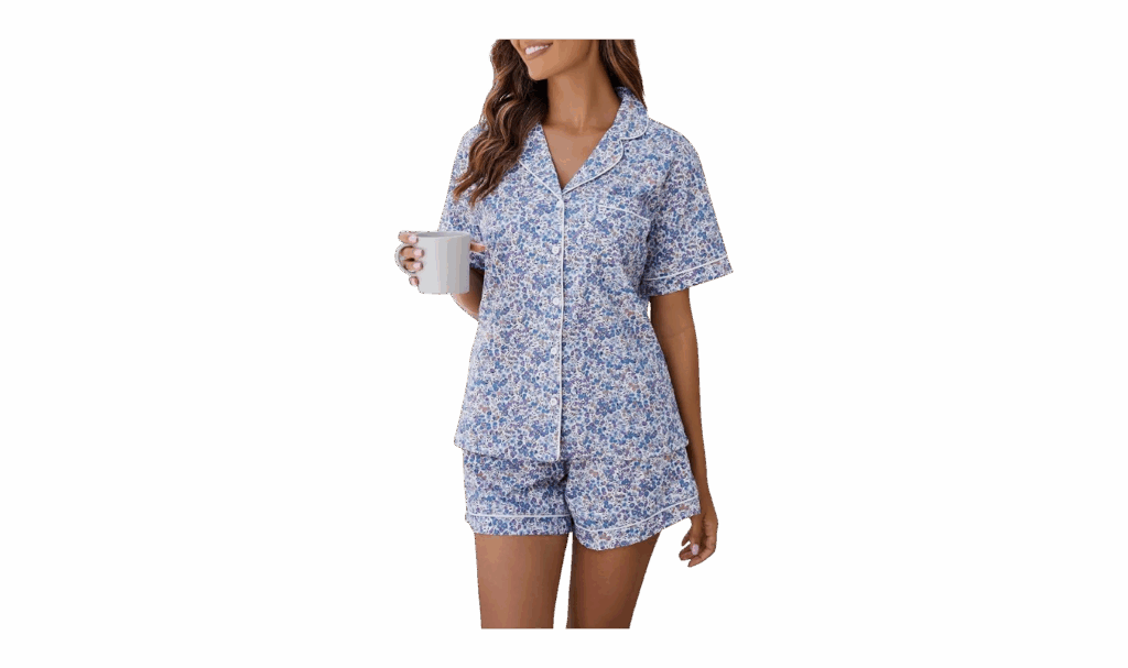 Short-Sleeve Cotton Pajamas