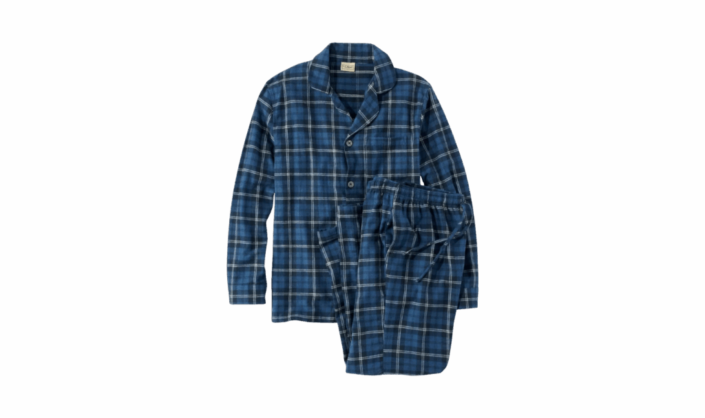 LL Bean plaid pajamas for men