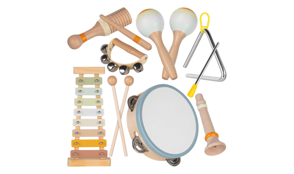 wooden toddler musical instruments